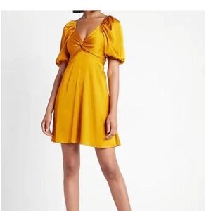 Elegant Mustard Yellow Dress